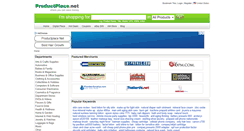 Desktop Screenshot of productplace.net