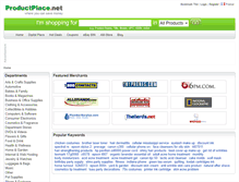 Tablet Screenshot of fr.productplace.net